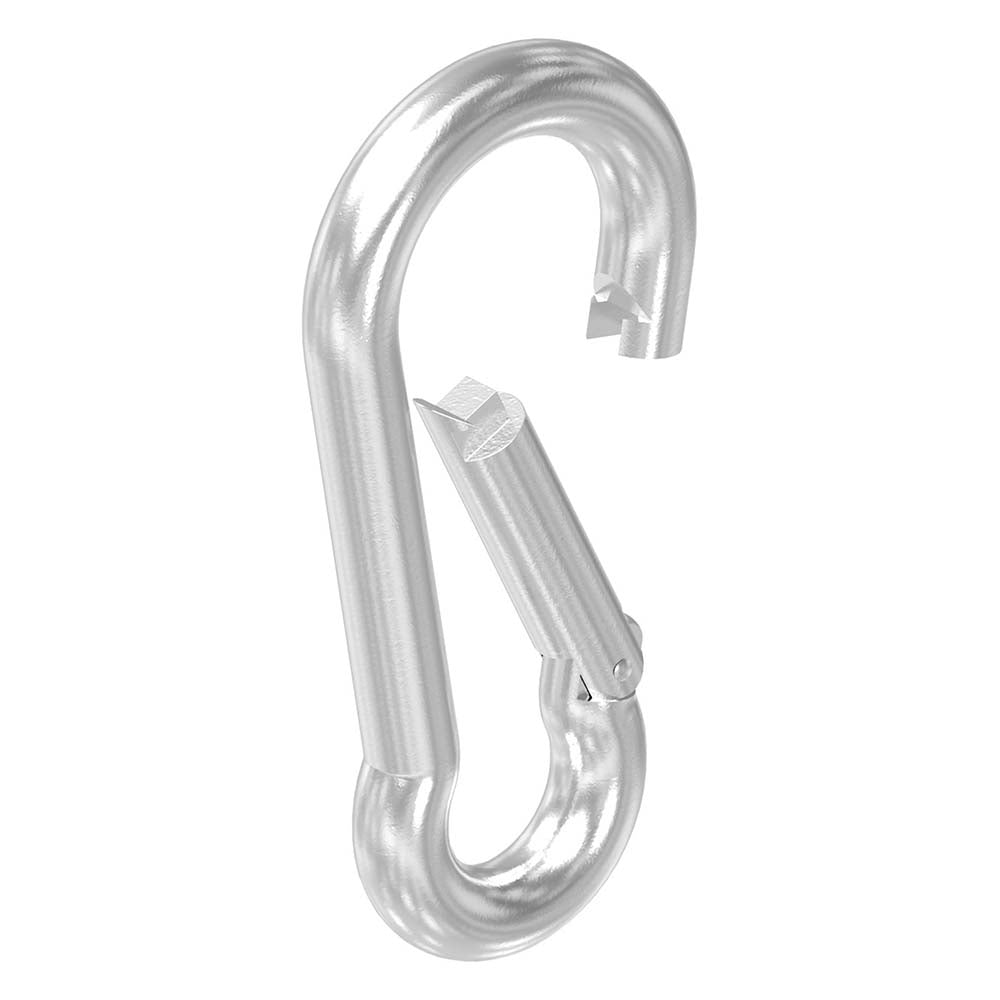 Karabinerhaken, Größe 50 x 5mm, Bruchkraft 300kg