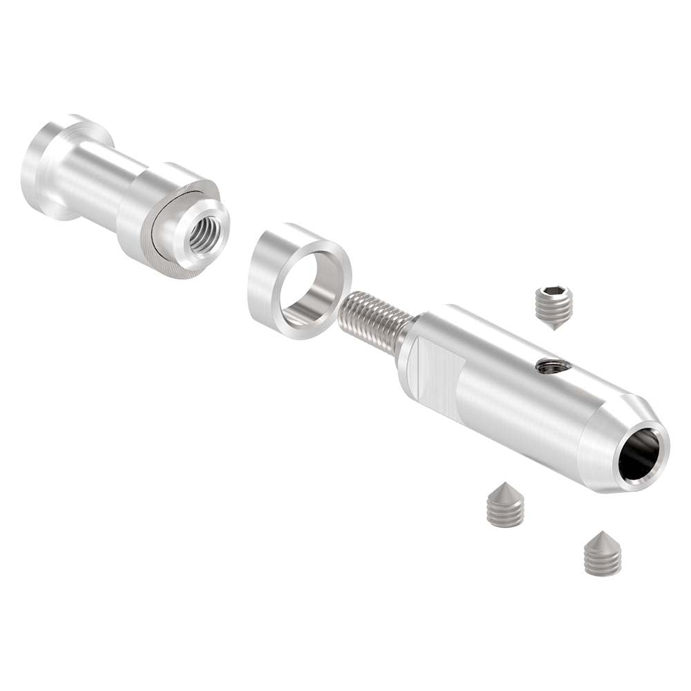 Seilhalter zum Schrauben und Spannen für ø 6mm Seil