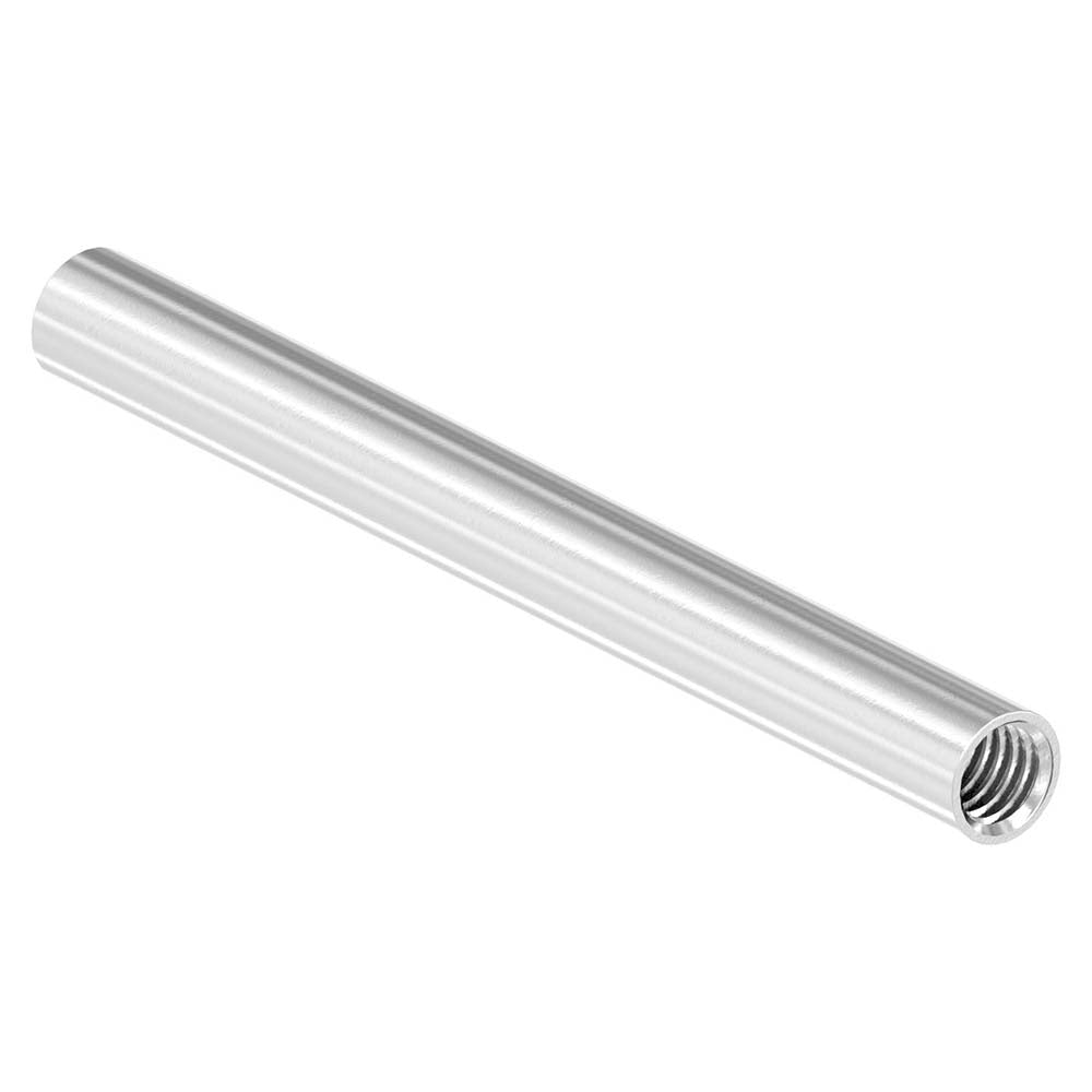 Gewindeterminal mit M6 Innengewinde (links) zum Selbstverpressen, für 4mm Seil
