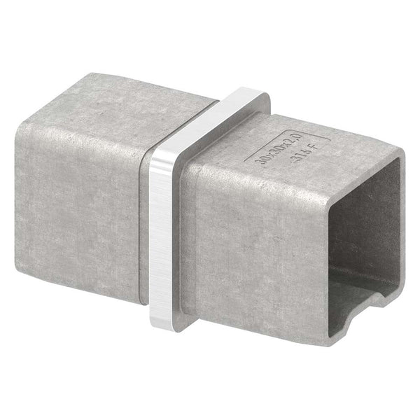 Verbinder zum Stecken, für Rohr 30 x 30 x 2,0mm