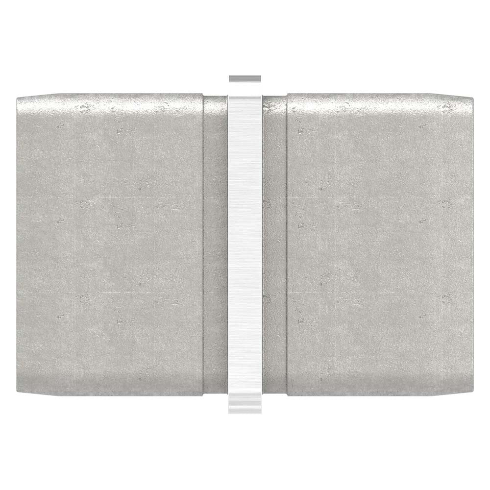 V2A Verbinder zum Stecken, für Rohr 40 x 40 x 2,0mm