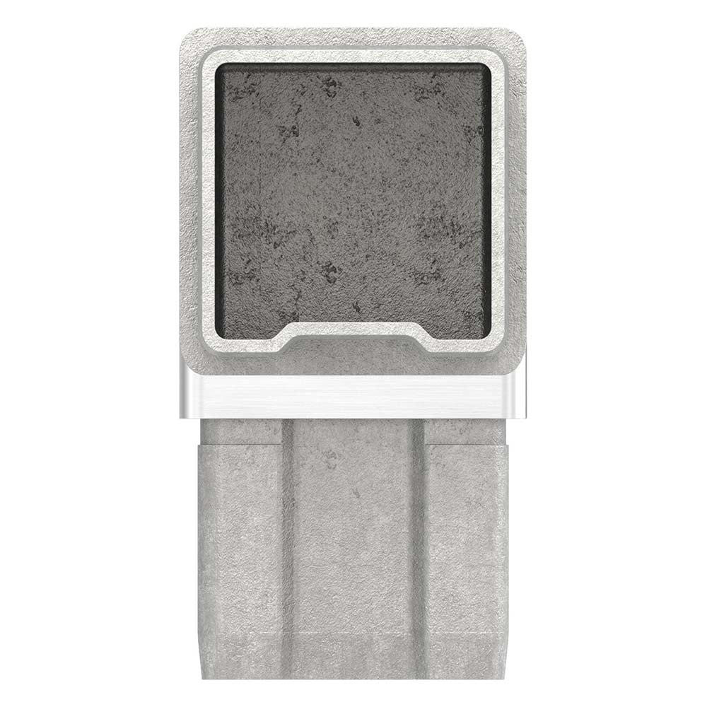 90° Ecke zum Stecken, für Rohr 40 x 40 x 2,0mm