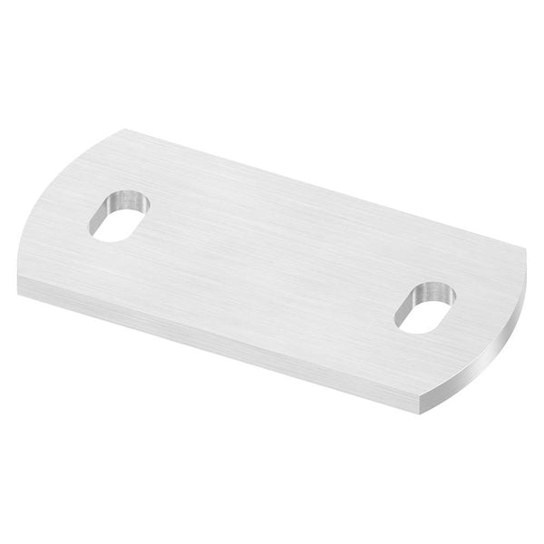 Ankerplatte 120 x 60mm, Stärke 6mm, mit zwei 20 x 11mm Langlöchern, einseitig geschliffen