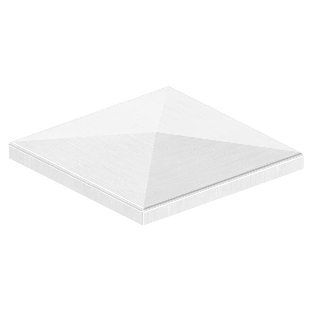 Pyramidenkappe 120x120mm, geschliffen, Ecken verschweißt und geschliffen