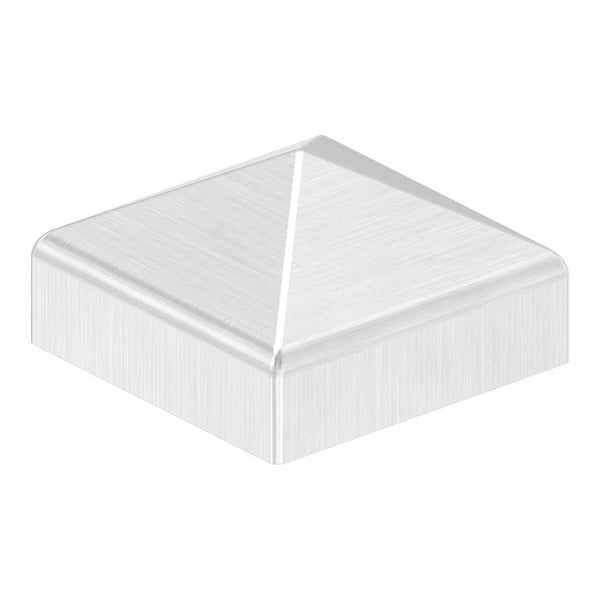 Pyramidenkappe 30x30mm, geschliffen, Ecken verschweißt und geschliffen