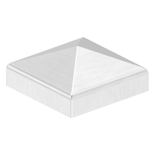 Pyramidenkappe 40x40mm, geschliffen, Ecken verschweißt und geschliffen