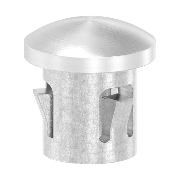Einschlagstopfen leicht gewölbt, hohl mit Nasen, für Rohr ø 12 x 1,0mm