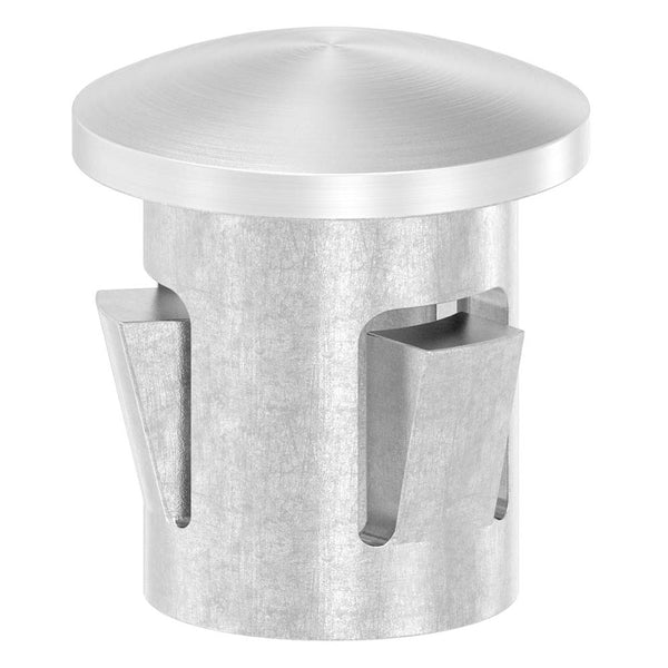 Einschlagstopfen leicht gewölbt, hohl mit Nasen, für Rohr ø 16 x 1,0 - 2,0mm