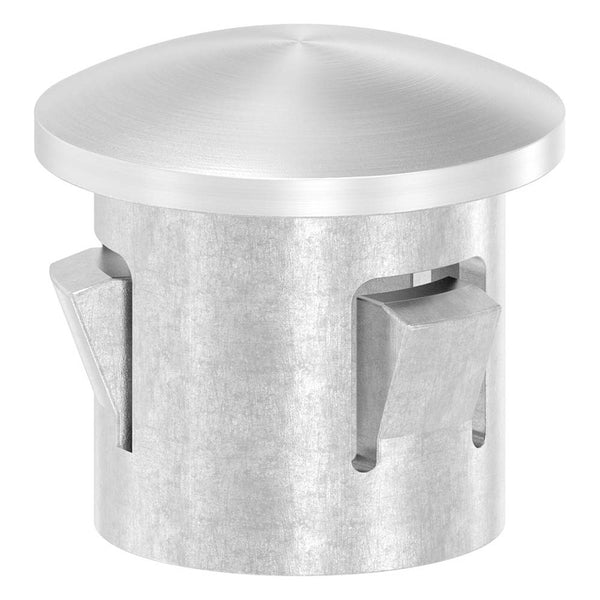 Einschlagstopfen leicht gewölbt, hohl mit Nasen, für Rohr ø 21.3 x 1,6 - 2,0mm