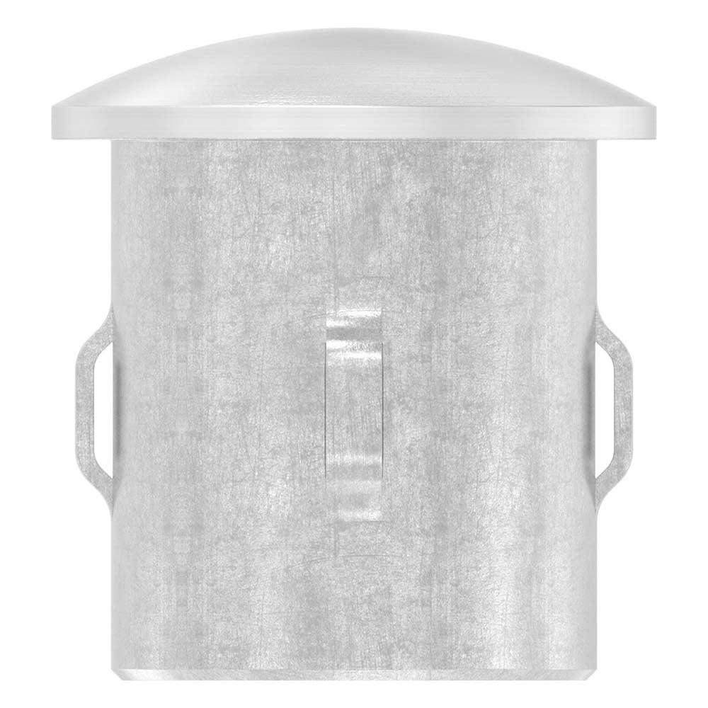 Einschlagstopfen leicht gewölbt, hohl mit Nasen, für Rohr ø 26,9 x 1,6 - 2,6mm