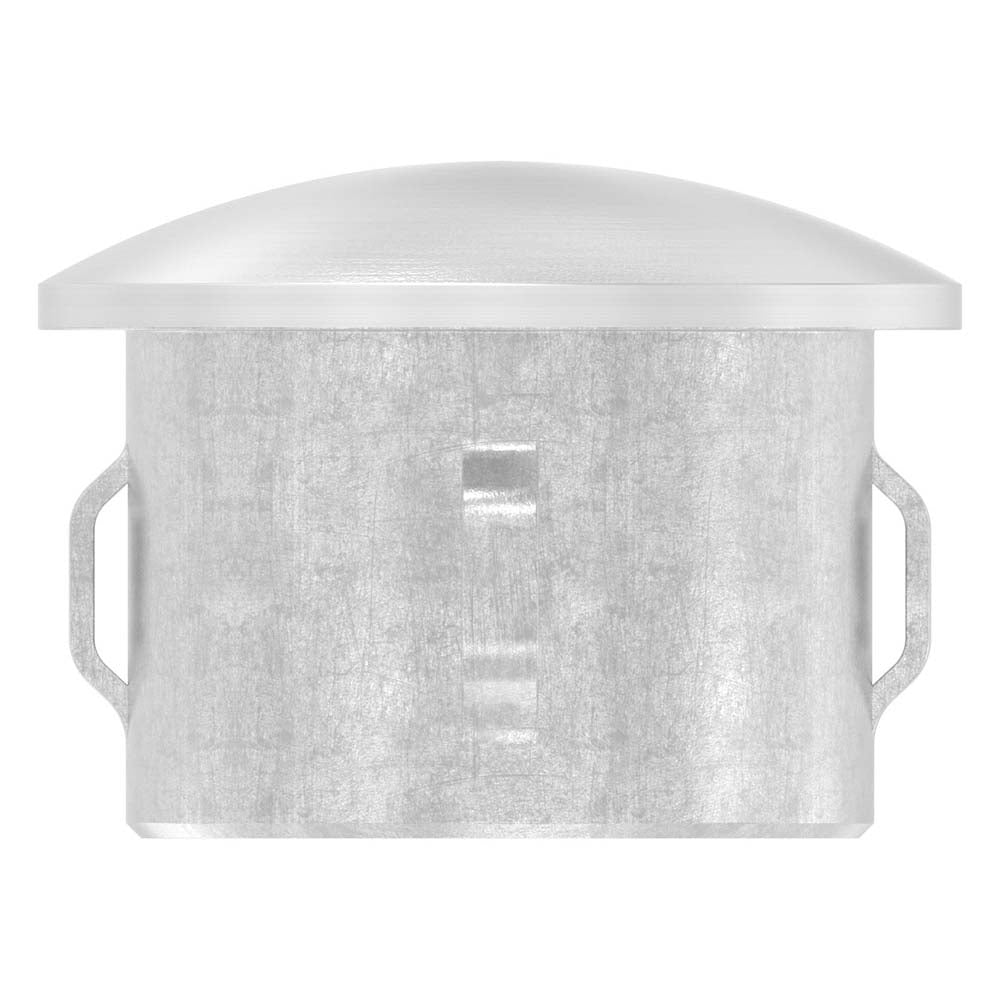 Einschlagstopfen leicht gewölbt, hohl mit Nasen, für Rohr ø 30,0 x 1,6 - 2,6mm