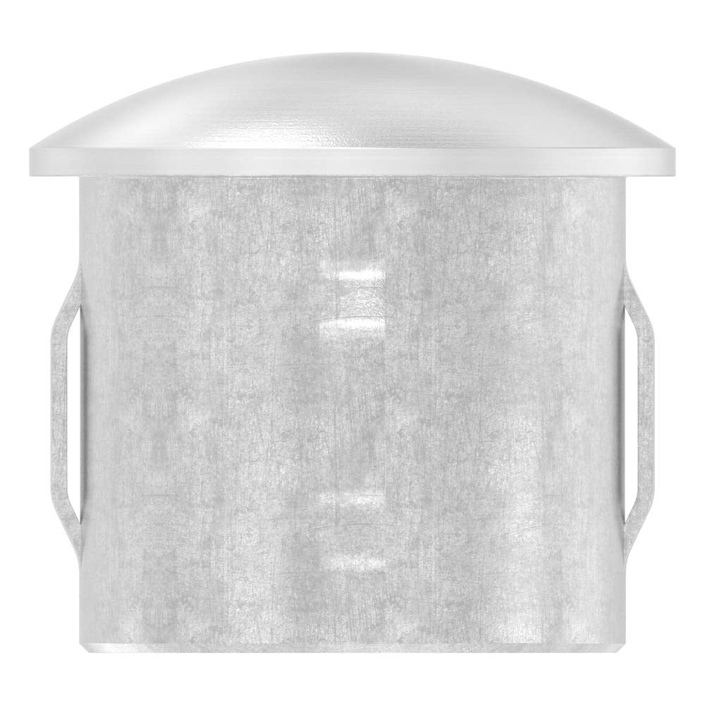 Einschlagstopfen leicht gewölbt, hohl mit Nasen, für Rohr ø 33,7 x 2,0 - 2,6mm