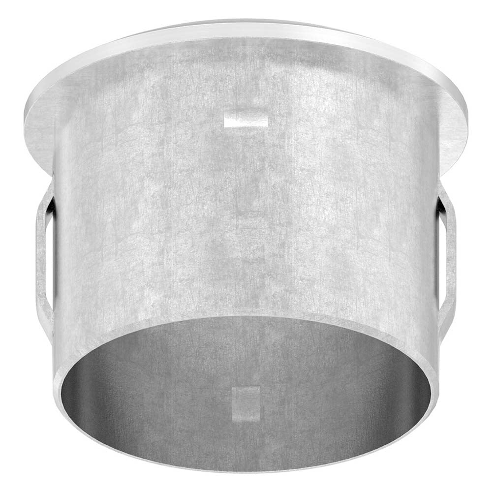 Einschlagstopfen leicht gewölbt, hohl mit Nasen, für Rohr ø 40,0 x 2,0 - 2,6mm