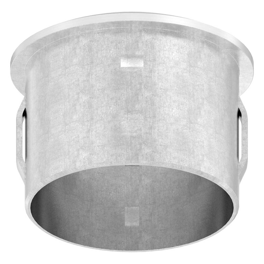 Einschlagstopfen leicht gewölbt, hohl mit Nasen, für Rohr ø 42,4 x 2,0 - 2,6mm