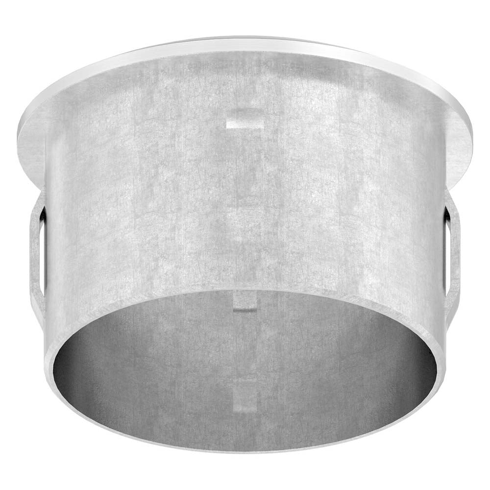 Einschlagstopfen leicht gewölbt, hohl mit Nasen, für Rohr ø 48,3 x 2,0 - 2,6mm