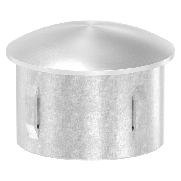 Einschlagstopfen leicht gewölbt, hohl mit Nasen, für Rohr ø 48,3 x 2,0 - 2,6mm