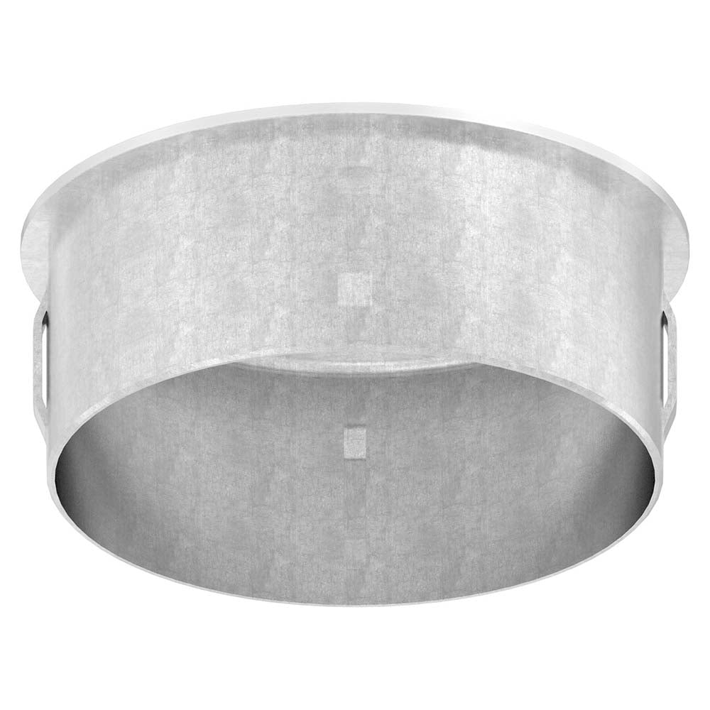 Einschlagstopfen leicht gewölbt, hohl mit Nasen, für Rohr ø 76,1 x 2,0 - 2,6mm