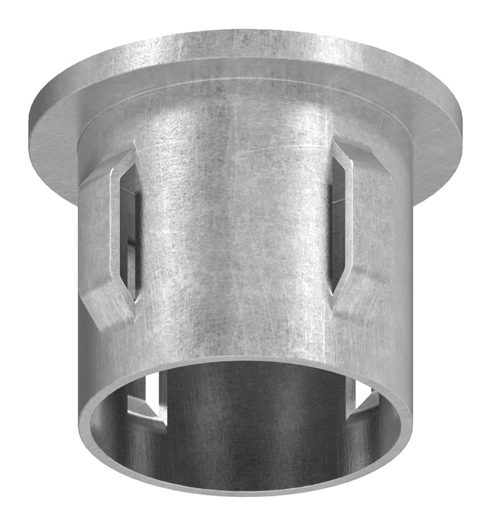 Stahleinschlagstopfen für Rohr ø 33,7mm, mit Wandstärke 1,8-2,2mm, flach