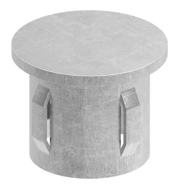 Stahleinschlagstopfen für Rohr ø 33,7mm, mit Wandstärke 2,5-2,9mm, flach