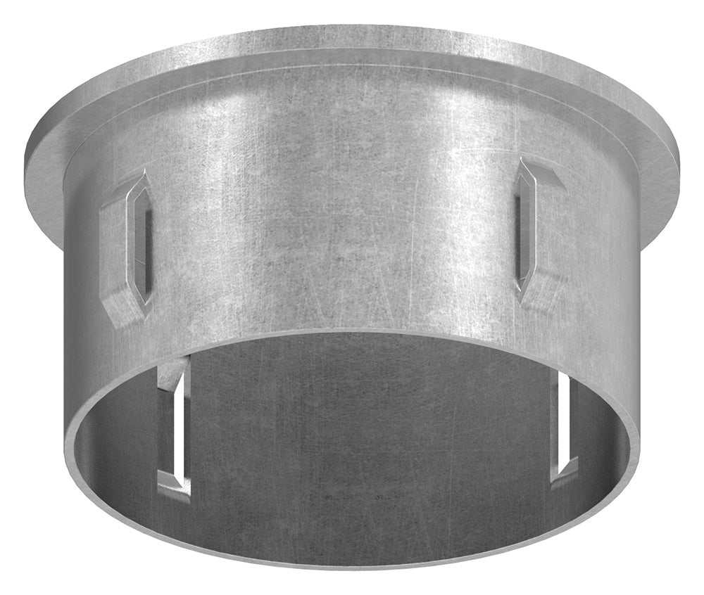 Stahleinschlagstopfen für Rohr ø 60,3mm, mit Wandstärke 1,8-2,2mm, flach