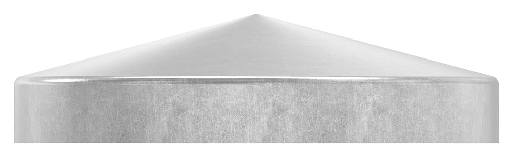 Stahl Abdeckkappe für Rundrohr ø 101,6mm