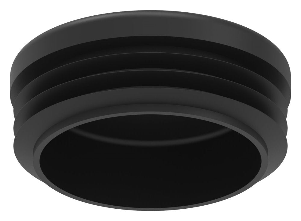 Kunststoff Einsteckkappe für Rundrohr ø 42,4mm mit Wandstärke 1,0-2,0mm, in Schwarz