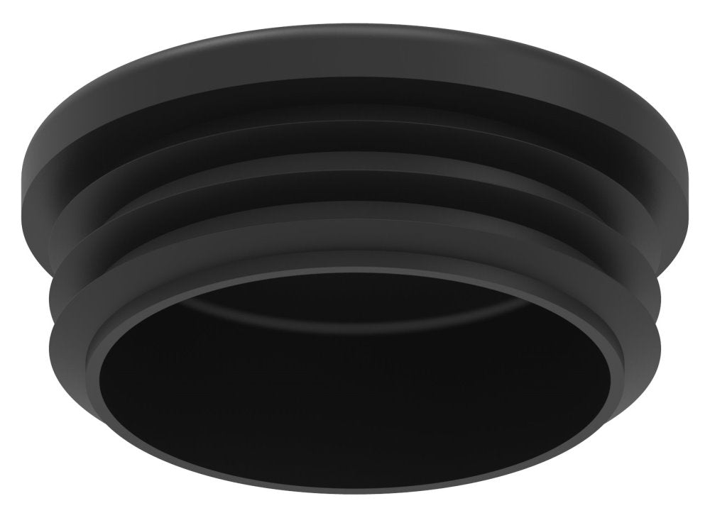 Kunststoff Einsteckkappe für Rundrohr ø 48,3mm mit Wandstärke 2,0-3,0mm, in Schwarz