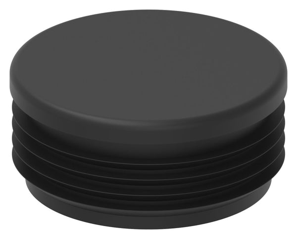 Kunststoff Einsteckkappe für Rundrohr ø 60,3mm mit Wandstärke 1,5-2,5mm, in Schwarz