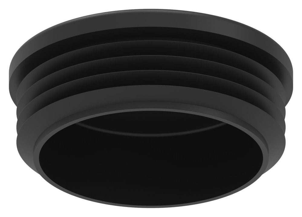 Kunststoff Einsteckkappe für Rundrohr ø 76,1mm mit Wandstärke 1,5-4mm, in Schwarz