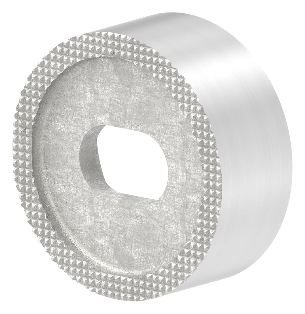 Sichtschutzklemme Modell 26 (Endklemme), Glas einseitig, flacher Anschluss, für Glasstärke 1,5 - 12,76mm