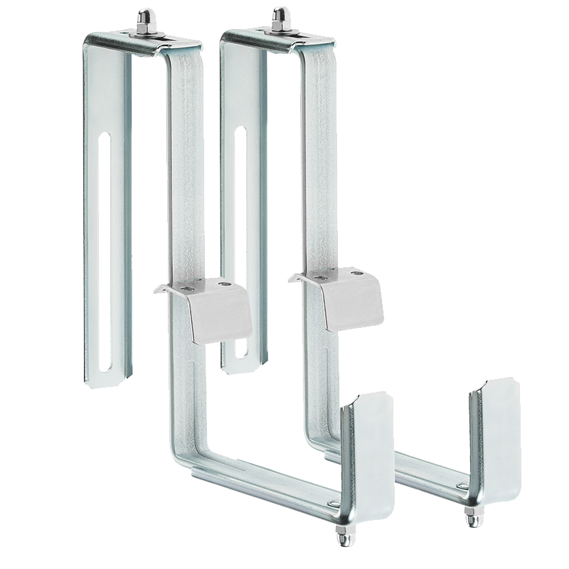 Blumenkastenhalter, 2 - fach Variante, B: 22cm / H: 18cm, 1 Paar
