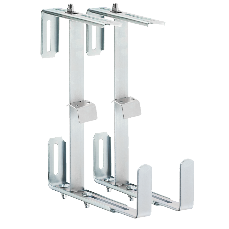 Blumenkastenhalter, 3 - fach Variante, B: 23cm / H: 25cm, 1 Paar