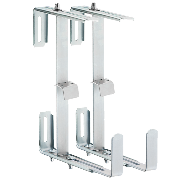 Blumenkastenhalter, 3 - fach Variante, B: 23cm / H: 25cm, 1 Paar
