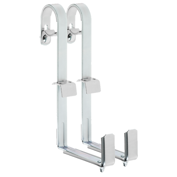 Blumenkastenhalter, 2 - fach Variante, B: 22,5cm / H: 21cm, 1 Paar