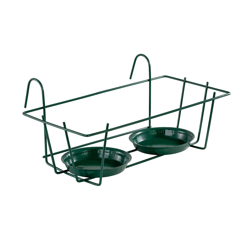 Blumentopfhalter, 2 Töpfe, 37 x 19 x 19cm, ø 10,5cm, 1 Stück