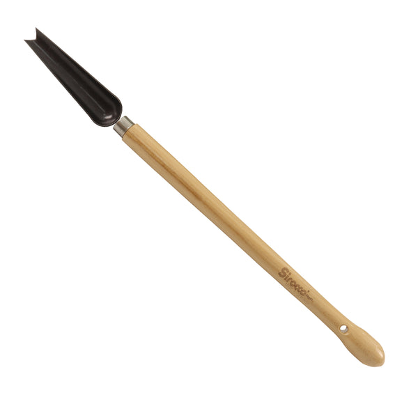 Unkraut- und Jätekelle, mit Buchen-Knopfstiel 48cm