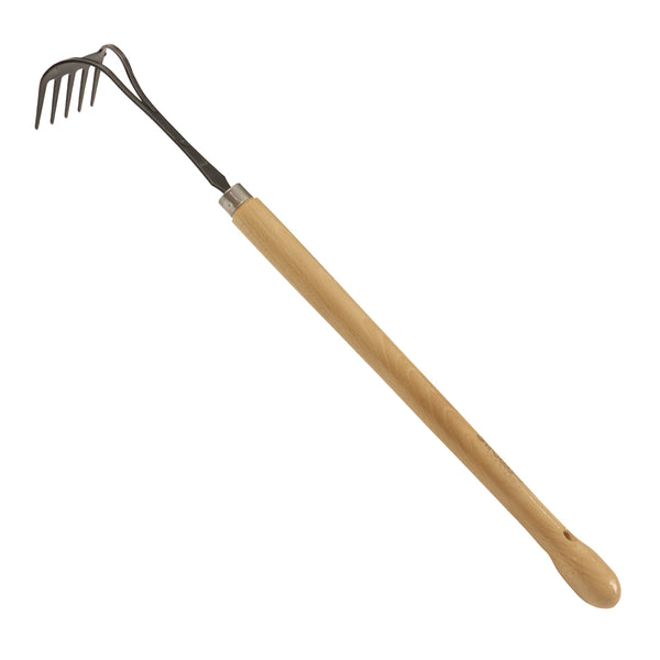 Handrechen, mit Buchen-Knopfstiel 48cm