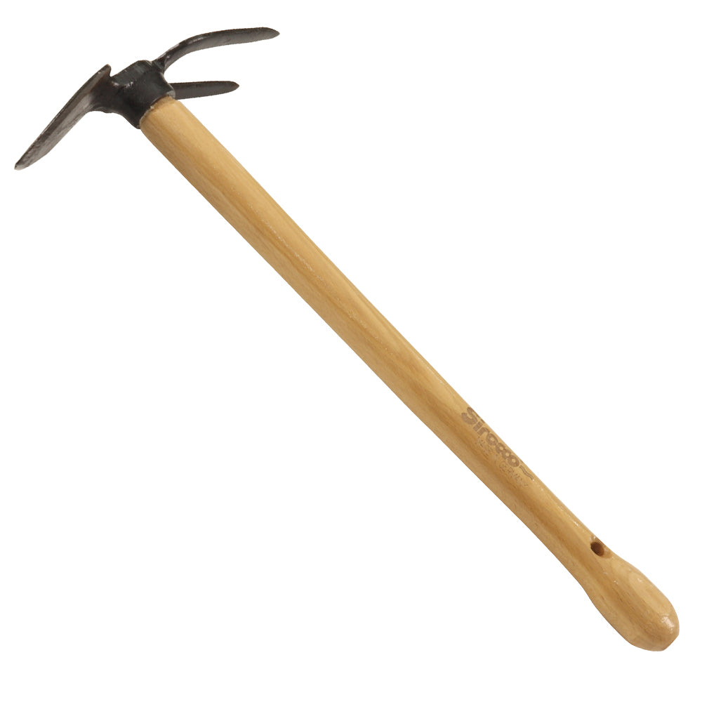 Gartenhacke, mit Buchen-Knopfstiel 48cm