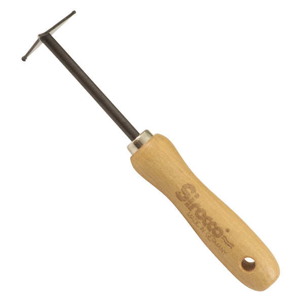 Triangel-Fugenkratzer, mit Buchengriff 14cm