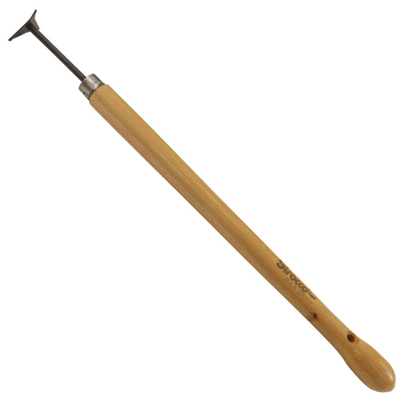 Triangel-Fugenkratzer, mit Buchen-Knopfstiel 48cm