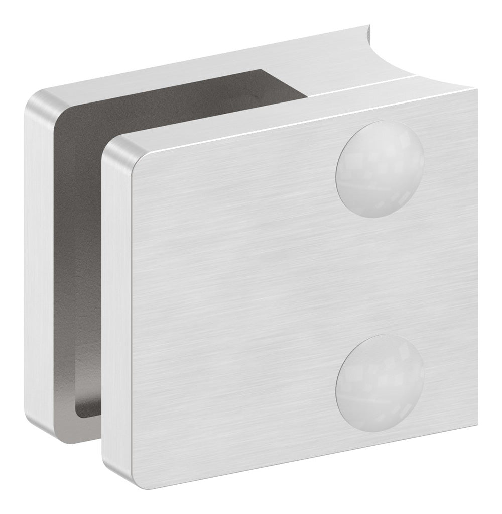 Glasklemme Modell 22, Anschluss für ø 26,9mm Rohr, für Glasstärke 1,5 - 8,76mm