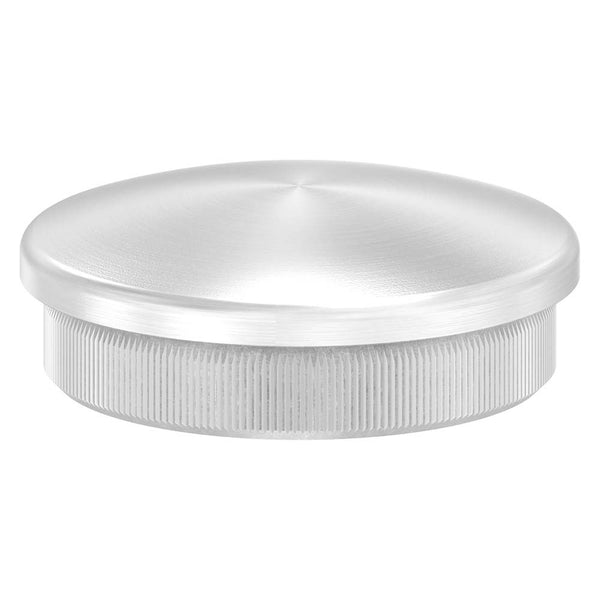 Endkappe leicht gewölbt, massiv, für Rohr ø 42,4 x 2,0mm, zum Einschlagen