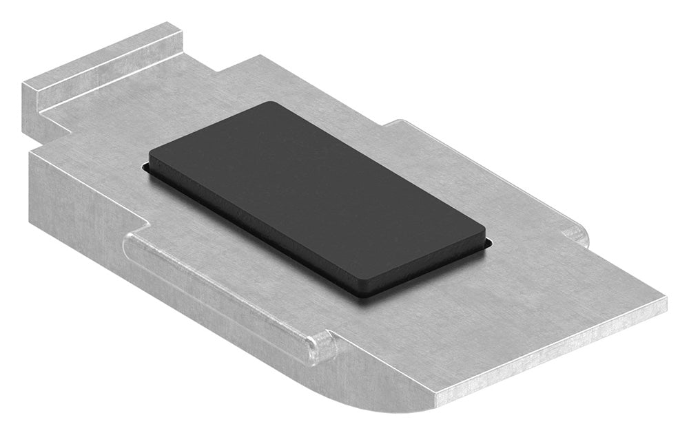 Sicherungsboden für Glasklemme Modell 25EK, in V2A