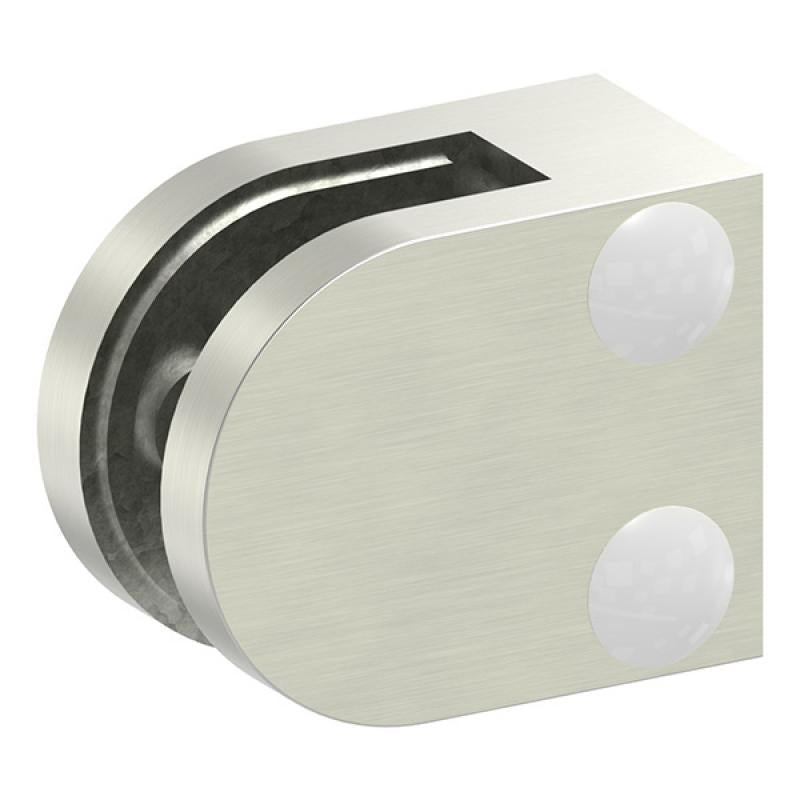Glasklemme Modell 30, flacher Anschluss, für Glasstärke 1,5 - 10,76mm