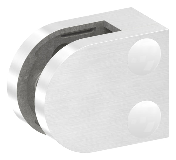 Glasklemme Modell 30, flacher Anschluss, für Glasstärke 1,5 - 10,76mm