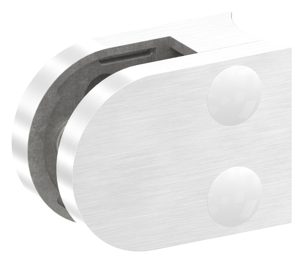 Glasklemme Modell 30, Anschluss für ø 42,4mm Rohr, für Glasstärke 1,5 - 10,76mm