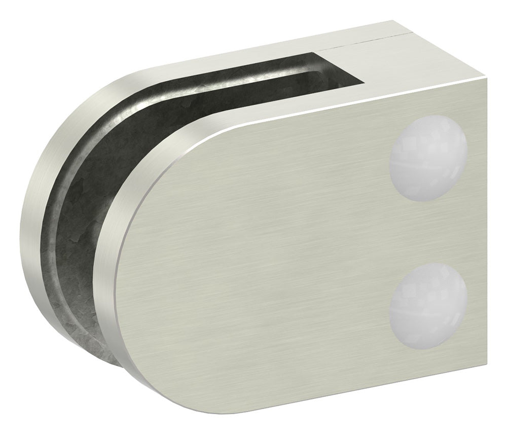 Glasklemme Modell 32, flacher Anschluss, für Glasstärke 1,5 - 10,76mm