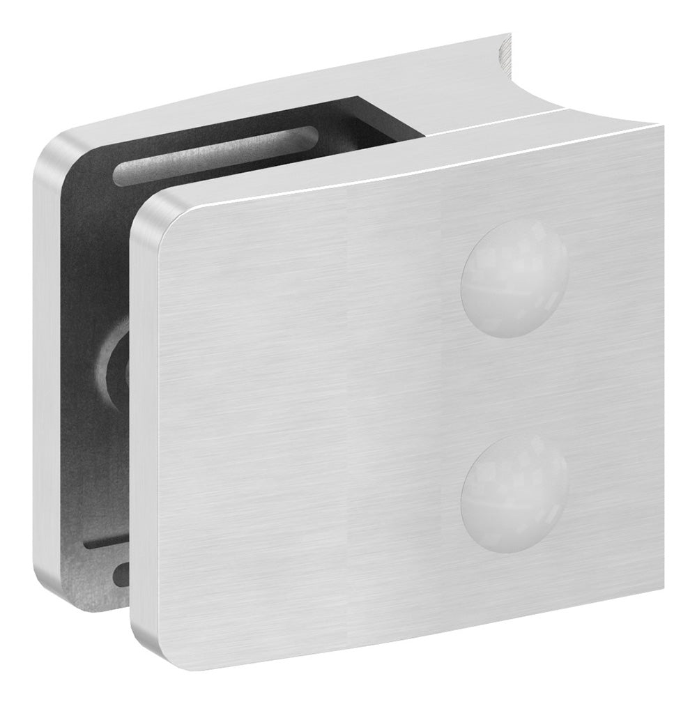 Glasklemme Modell 34, Anschluss für ø 42,4mm Rohr, für Glasstärke 1,5 - 12,76mm