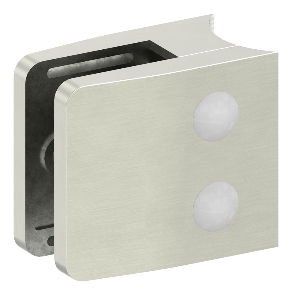 Glasklemme Modell 34, Anschluss für ø 42,4mm Rohr, für Glasstärke 1,5 - 12,76mm