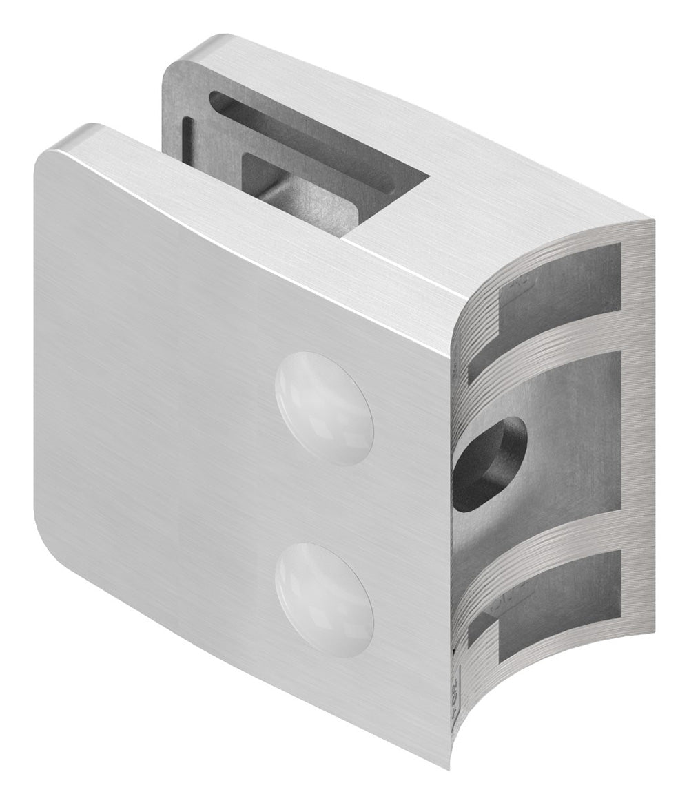 Glasklemme Modell 34, Anschluss für ø 48,3mm Rohr, für Glasstärke 1,5 - 12,76mm